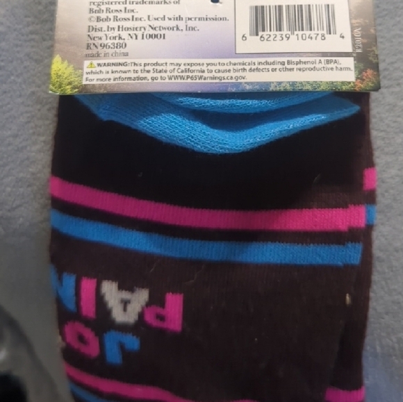 Boss Ross Fuzzy Hair Novelty Socks - Unisex NWT - Picture 2 of 4